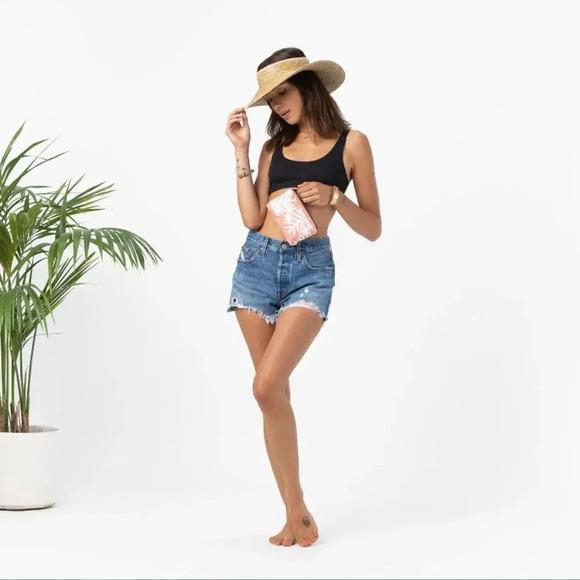 Aloha Collection Mini Pouch, Laua'e, rust - Picture 5 of 6